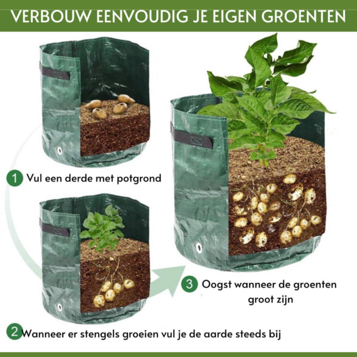 Kweekzak Zwart Large 35x45CM - Image 4
